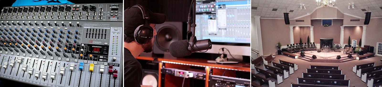 projeto de som para igrejas